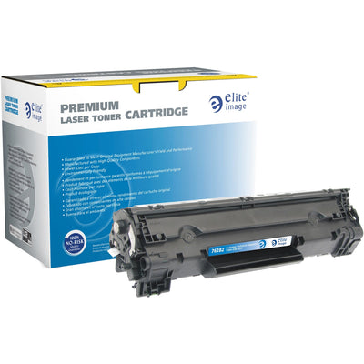 Elite Image Remanufactured Extended Yield Laser Toner Cartridge 83A (CF283A) - Black -, ELI76282