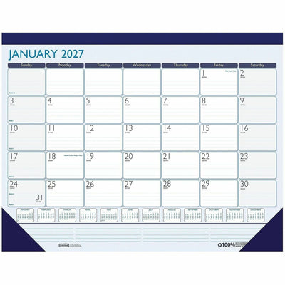 House of Doolittle Contempo Desk Pad, Blue, HOD151