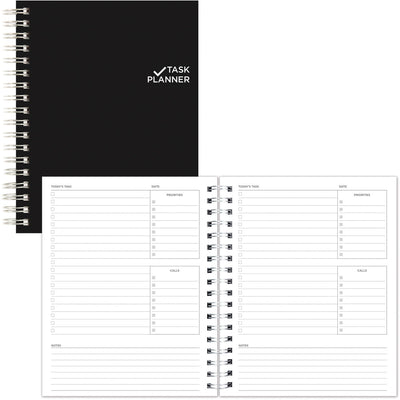 Dominion Blueline Blueline Undated Task Planner, Black, 7 1/4", REDB31081