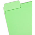 Smead SuperTab 1/3 Tab Cut Letter Recycled Top Tab File Folder, Bright Blue, 8 1/2" Width x 11" Length, 24 / Pack, SMD11957
