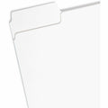 Smead SuperTab 1/3 Tab Cut Letter Recycled Top Tab File Folder, White, 8 1/2" Width x 11" Length, 100 / Box, SMD11980