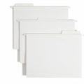 Smead FasTab 1/3 Tab Cut Letter Recycled Hanging Folder, White, 8 1/2" Width x 11" Length, 20 / Box, SMD64002