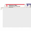 Smead FasTab 1/3 Tab Cut Letter Recycled Hanging Folder, White, 8 1/2" Width x 11" Length, 20 / Box, SMD64002