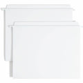 Smead FasTab Straight Tab Cut Letter Recycled Hanging Folder, White, 8 1/2" Width x 11" Length, 20 / Box, SMD64102