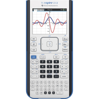 Texas Instruments Nspire CX II Graphing Calculator, Gray, TEXNSPIRECXII