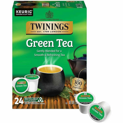 R. Twining & Twinings of London Tea Green Tea K-Cup, 24 / Box, TWG08759