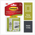 3M Command Medium Picture Value Pack Hanging Strips, White, MMM1720412ES