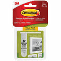 3M Command Medium Picture Value Pack Hanging Strips, White, MMM1720412ES