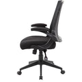 Norstar Office Boss Mesh Back, Flip Arm Task Chair, BOPB6776BK