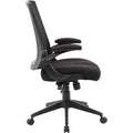 Norstar Office Boss Mesh Back, Flip Arm Task Chair, BOPB6776BK
