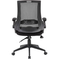 Norstar Office Boss Mesh Back, Flip Arm Task Chair, BOPB6776BK