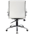 Norstar Office Boss CaressoftPlus� Executive Mid-Back Chair, BOPB9476WT