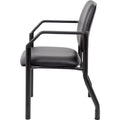 Norstar Office Boss Antimicrobial Guest Chair, 300 lb. Weight Capacity, BOPB9591AMBK