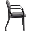 Norstar Office Boss Antimicrobial Guest Chair, 300 lb. Weight Capacity, BOPB9591AMBK