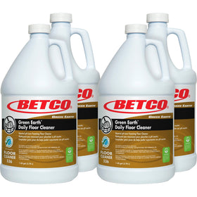 Betco Green Earth Daily Floor Cleaner, Yellow, 4 / Carton, BET5360400CT