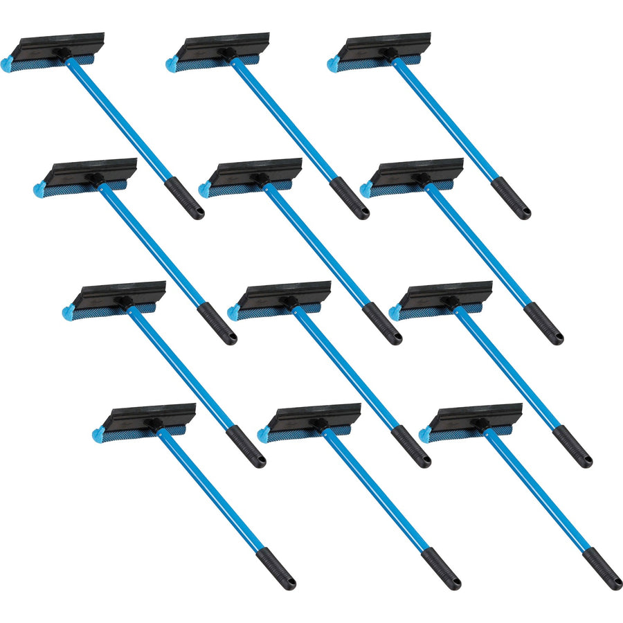 Ettore Auto Squeegee Scrubber, Blue, Lightweight, 12 / Carton, ETO59016CT