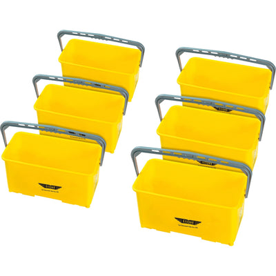 Ettore 6-gallon Super Bucket, Yellow, 6 / Carton, ETO85000CT