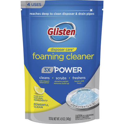 Summit Glisten Disposer Care Foaming Cleaner, Blue, 4 / Pack, GIEDP06NPB