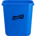 Genuine Joe 28-1/2 Quart Recycle Wastebasket, White, 7.13 gal, GJO57257CT