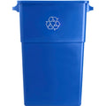 Genuine Joe 23 Gallon Recycling Container, White, GJO57258CT