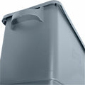 Genuine Joe 23-gallon Space-Saving Waste Container, Gray, GJO60465CT