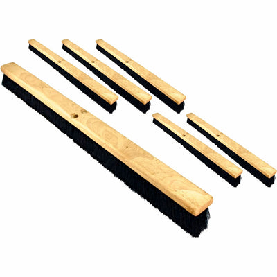 Genuine Joe Hardwood Block Broomhead, Black, 6 / Carton, GJO99656CT