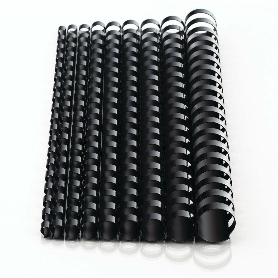 Mead CombBind Binding Spines, 8.5" Width x 11" Length, Plastic, 125 / Box, MEA4000136