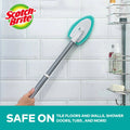 3M Scotch-Brite Bath Scrubber, Blue, 4 / Carton, MMM549X4CT