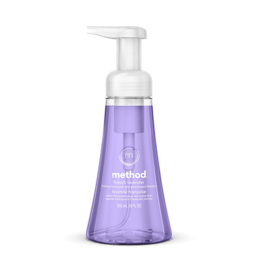 Method Foaming Hand Soap, Lavender, Triclosan-free, 6 / Carton, MTH00363CT