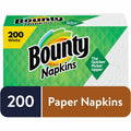 Procter & Gamble Bounty Quilted Napkins, White, 8 / Carton, PGC96595CT
