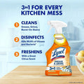 Reckitt Benckiser plc Lysol Kitchen Pro Antibacterial Cleaner, Clear, 9 / Carton, RAC79556CT