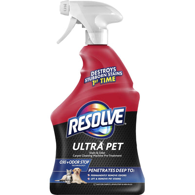 Reckitt Benckiser Resolve Ultra Stain/Odor Remover, 6 / Carton, RAC99305CT