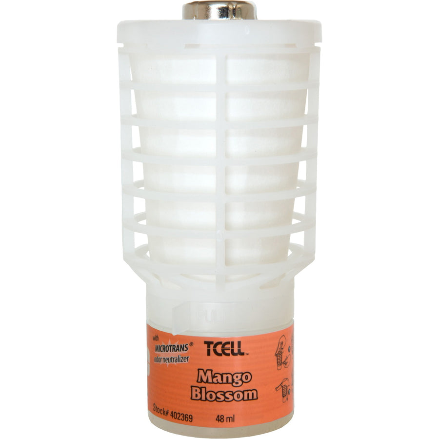 Rubbermaid Commercial TCell Odor Control Dispenser Refills, White, VOC-free, 6 / Carton, RCP402369CT