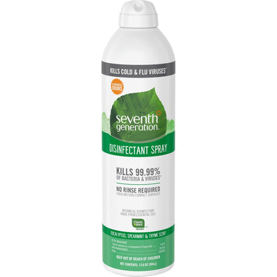 Seventh Generation Disinfectant Cleaner, Clear, 8 / Carton, SEV22981CT
