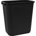 Sparco Rectangular Wastebasket, Black, 7 gal, SPR02160CT