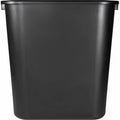 Sparco Rectangular Wastebasket, Black, 7 gal, SPR02160CT