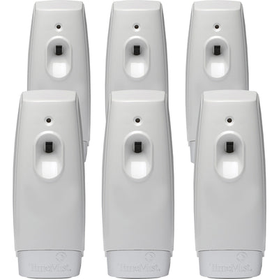 Amrep TimeMist Settings Air Freshener Dispenser, White, 6 / Carton, TMS1047809CT