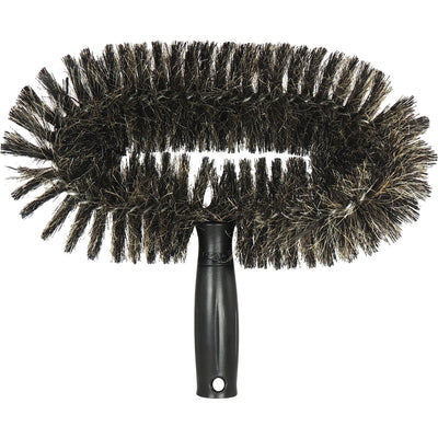 Unger StarDuster WallBrush, 12.6" x 2.8", Brown, Horsehair, 5 / Carton, UNGWALB0CT