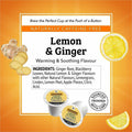 R. Twining & Twinings of London Lemon & Ginger Herbal Tea K-Cup, 24 / Box, TWG11019
