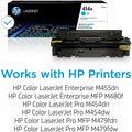 HP 414A (W2021A) Original Laser Toner Cartridge - Cyan -, HEWW2021A
