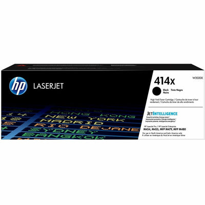 HP 414X (W2020X) Original High Yield Laser Toner Cartridge - Black -, HEWW2020X