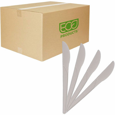 Eco-Products 6" Plantware High-heat Knives, White, 1000 / Carton, ECOEP-S011