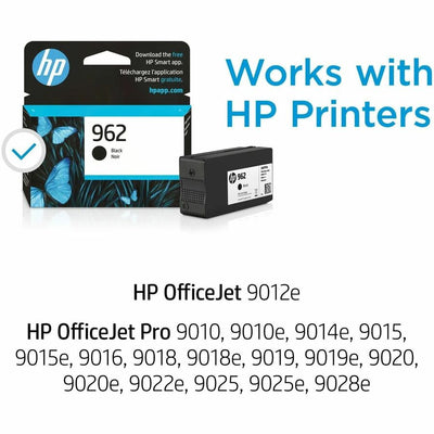 HP 962 (3HZ99AN) Original Standard Yield Inkjet Ink Cartridge - Black -, HEW3HZ99AN