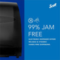 Kimberly-Clark Scott Essential Automatic Hard Roll Towel Dispenser, Black, 1 Carton, KCC48860