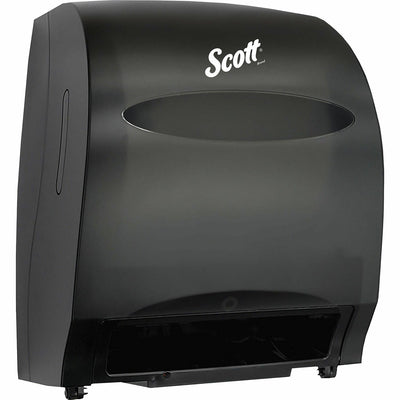 Kimberly-Clark Scott Essential Automatic Hard Roll Towel Dispenser, Black, 1 Carton, KCC48860