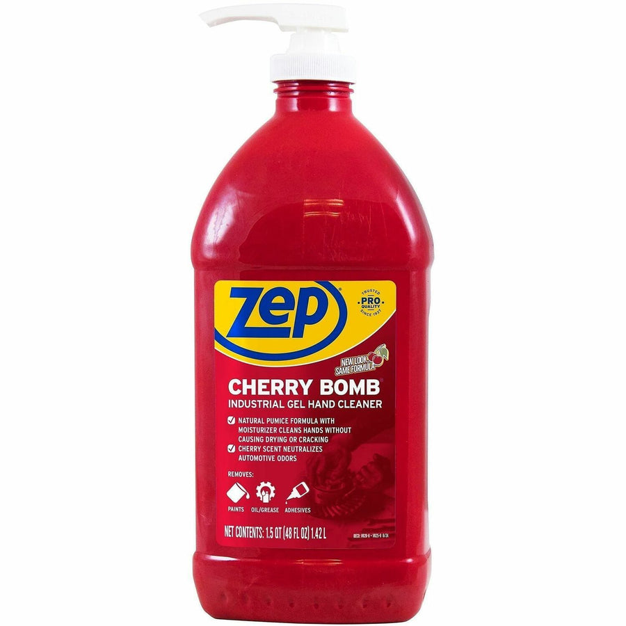 Zep Cherry Bomb Gel Hand Cleaner, Red, ZPEZUCBHC484