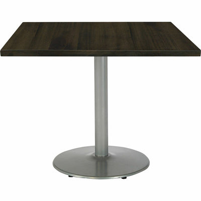 KFI Seating 42" Round Vintage Wood Bistro Table, Brown, KFI42R922SL38LE
