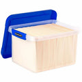 Fellowes Bankers Box Heavy Duty Letter/Legal Plastic File Box 2 Pack, Blue, FEL0086202