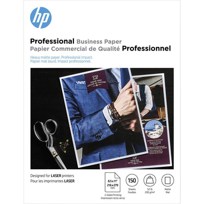 HP Laser Printer Professional Business Paper - Multi, White, 8 1/2" x 11", 1 Pack, HEW4WN05A
