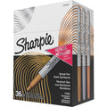 Newell Sharpie Metallic Markers, 36 / Box, SAN2003900